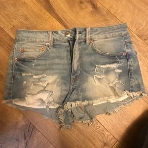 Denim shorts